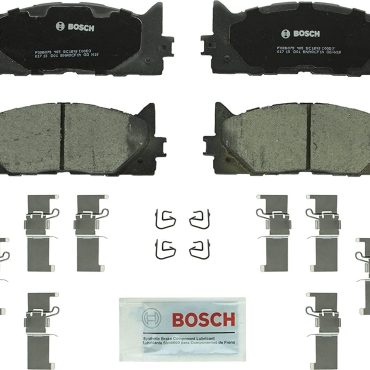 BOSCH BC1293 QuietCast Premium Ceramic Disc Brake Pad Set - Compatible with Select Lexus ES300h, ES350; Toyota Avalon, Camry; FRONT